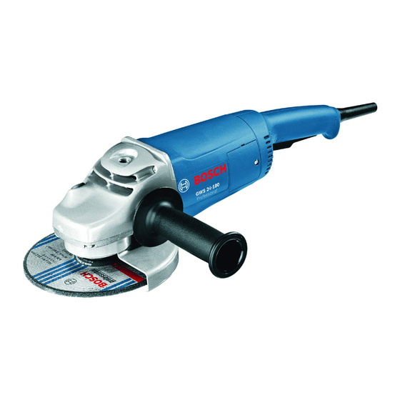 Bosch GWS 24-180 Professional Manuales