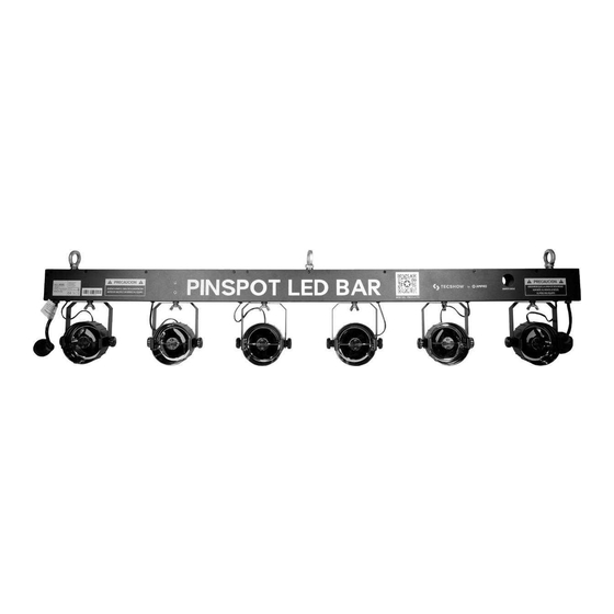 TECshow PINSPOT LED BAR Manuales