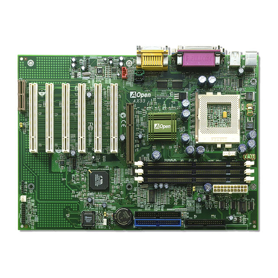 AOpen AX33 Manual En Linea