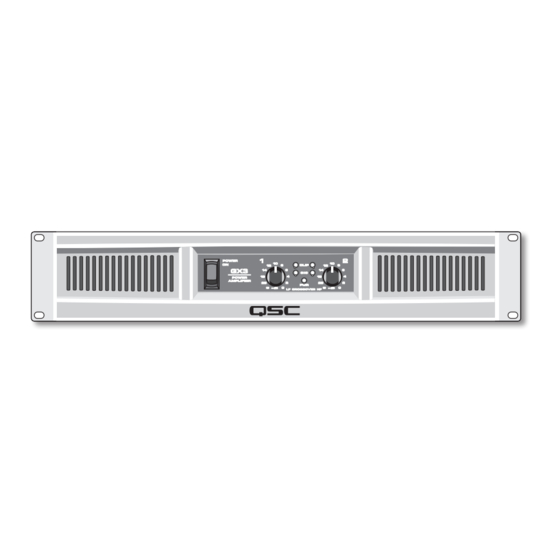 QSC GX3 300 Manual Del Usuario