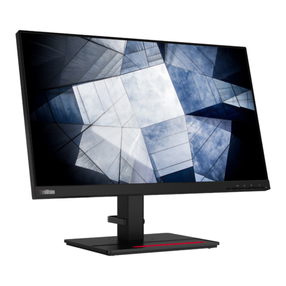 Lenovo ThinkVision P24h-20 Manuales