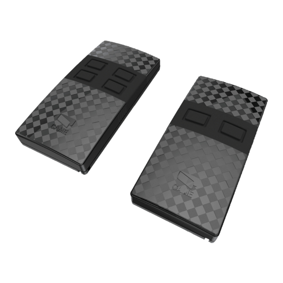 CAME TWIN Manual De Instrucciones