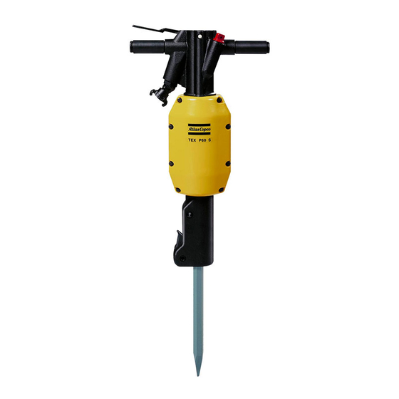 Atlas Copco TEX P60 Manual De Instrucciones