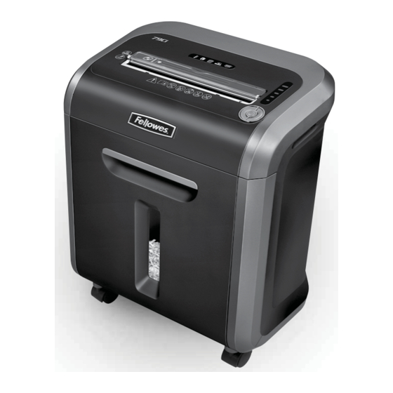 Fellowes POWERSHRED 79Ci Manual De Instrucciones