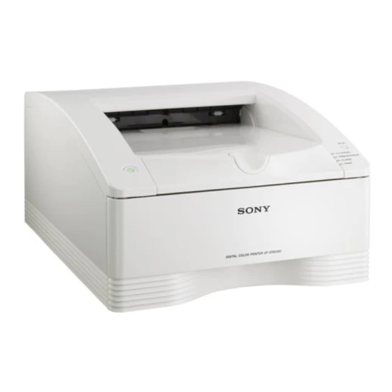 Sony UP-DR80 Guía Rápida