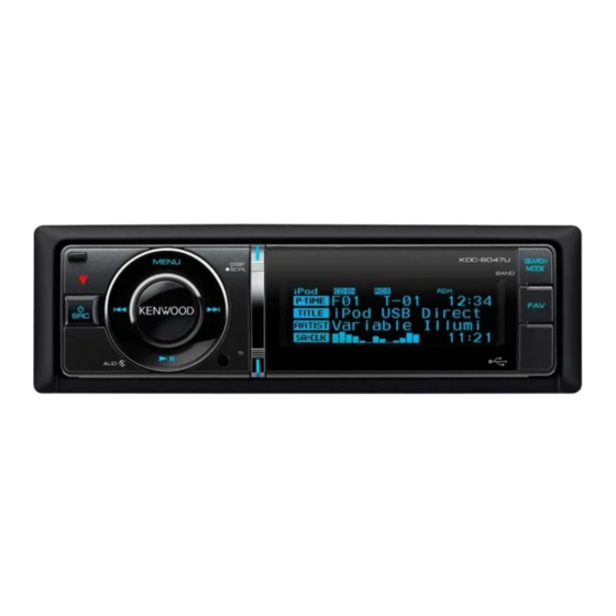 Kenwood KDC-BT60U Manual De Instrucciones