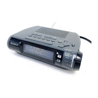Sony DREAM MACHINE ICF-C253 Manual Del Usuario