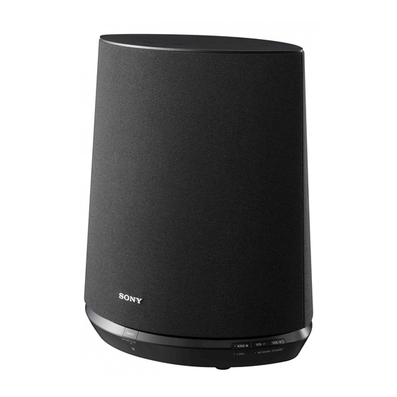 Sony SA-NS400 Instrucciones De Funcionamiento
