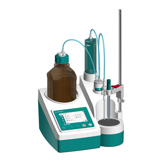 Metrohm Eco Titrator Manual Del Producto