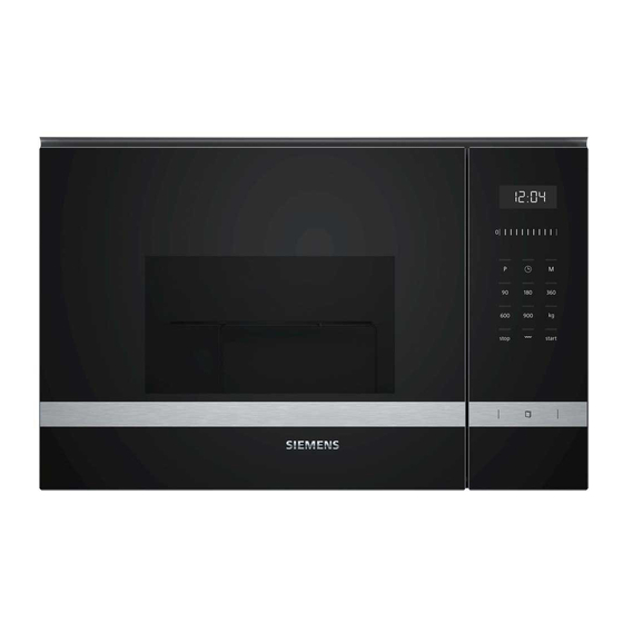 Siemens BE555LMS0 Manual De Usuario E Instrucciones De Montaje