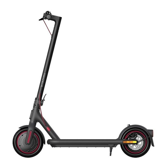 Xiaomi Electric Scooter 4 Manual De Usuario