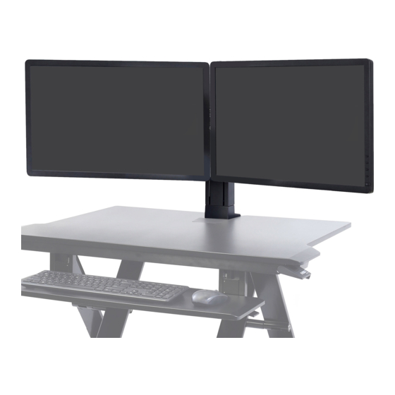 Ergotron JUV Dual Monitor Riser Kit Manuales