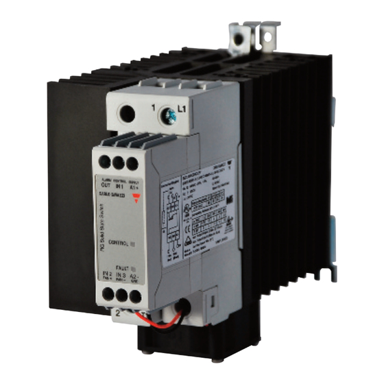 CARLO GAVAZZI RG Serie Instrucciones