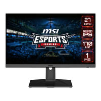 MSI G272QPF Guía De Usuario