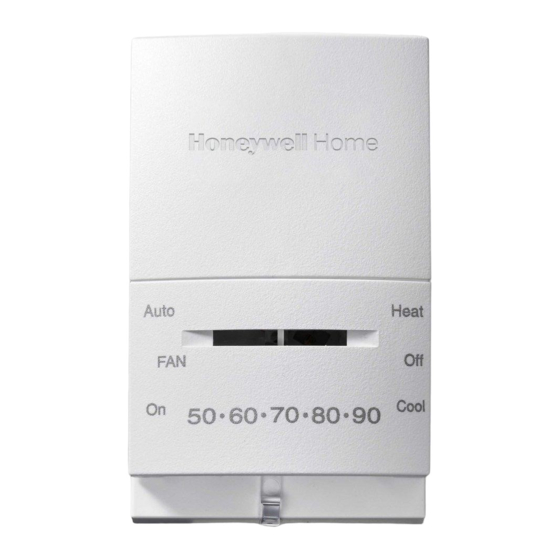 Honeywell Home T834 Serie Manuales
