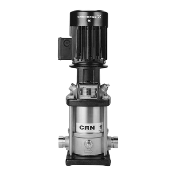 Grundfos CR Serie Instrucciones De Instalación Y Funcionamiento