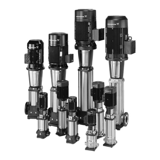Grundfos CR Serie Instrucciones De Instalación Y  Operación