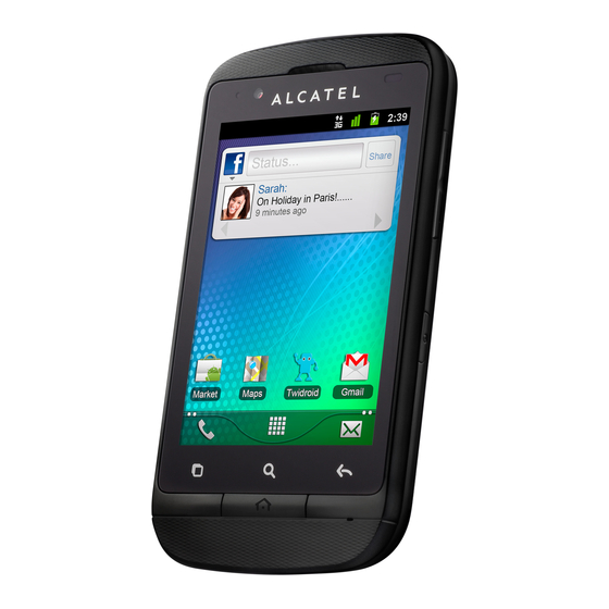 Alcatel one touch 918A Guia De Inicio Rapido