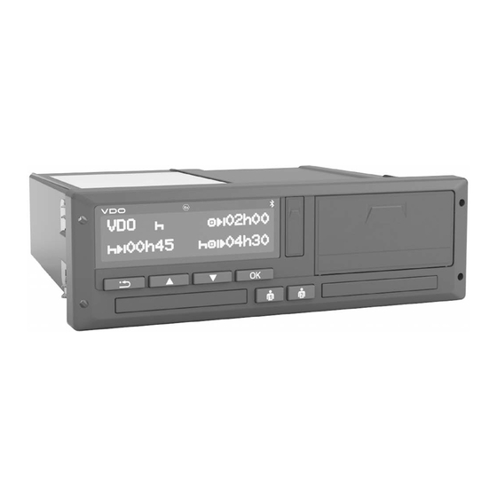 VDO DTCO 4,1 Manual De Instrucciones
