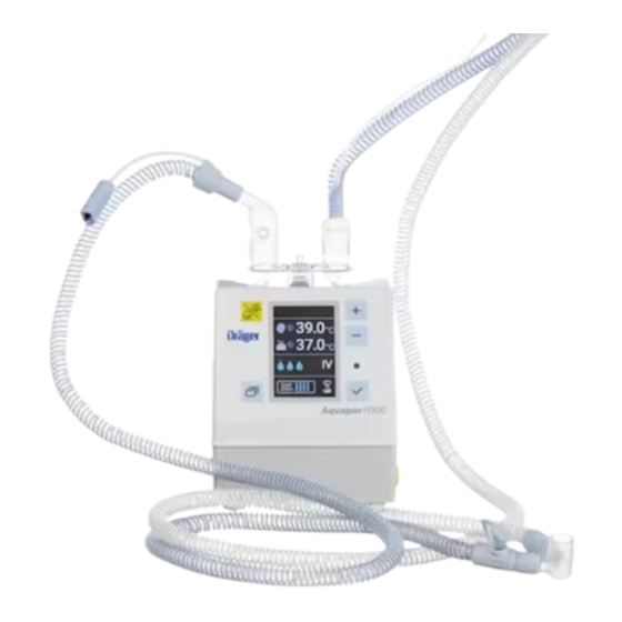 Dräger Aquapor H300 Instrucciones De Uso