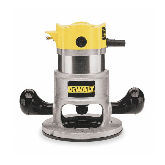 DeWalt DW610 Manual De Instrucciones