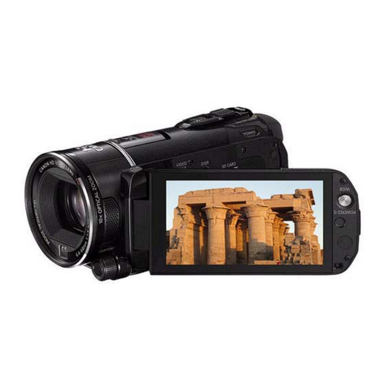 Canon LEGRIA HFS20 Manual De Instrucciones