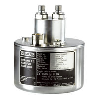 Siemens SITRANS F C MASS 2100 DI 1.5 Guia De Inicio Rapido