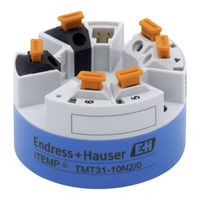 Endress+Hauser iTEMP TMT31 Manual De Instrucciones
