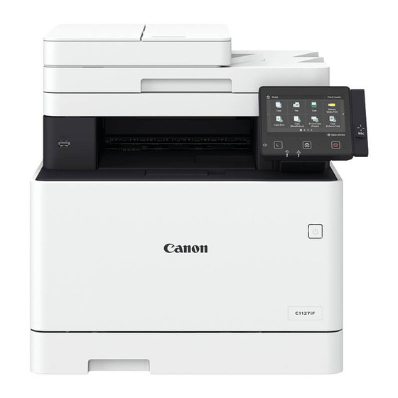 Canon C1127iF Manuales