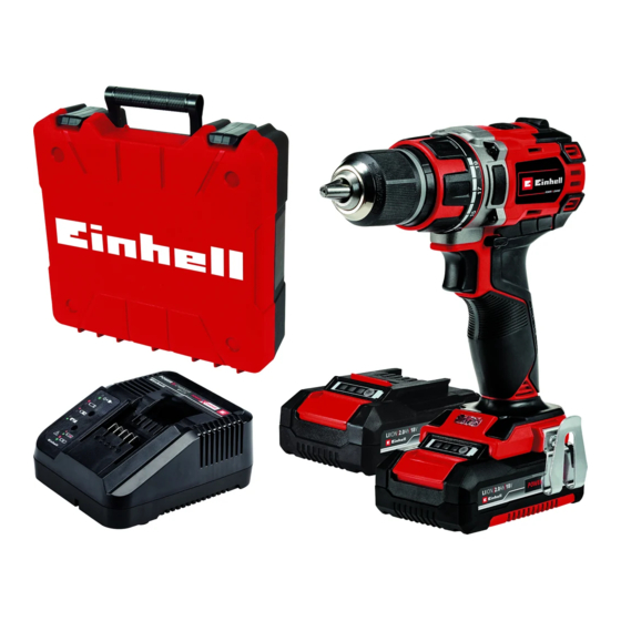 EINHELL TE-CD 18/50 Li-i BL Manual De Instrucciones Original