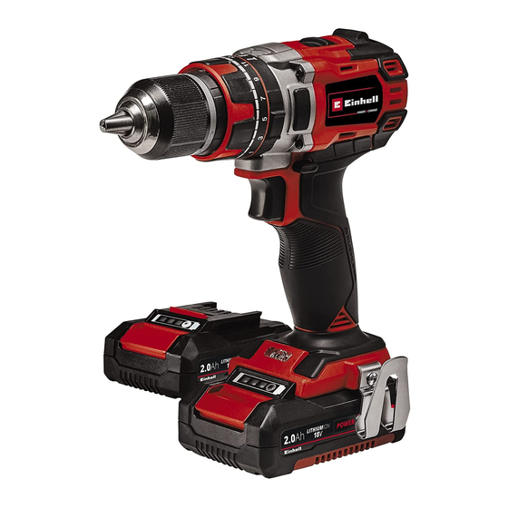 EINHELL TE-CD 18/50 Li-i BL Manual De Instrucciones