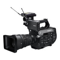 Sony PXW-FS7 Manual De Instrucciones