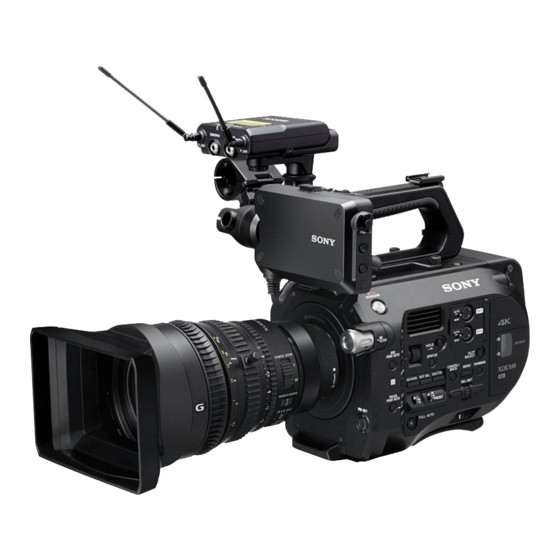 Sony PXW-FS7 Manual De Instrucciones