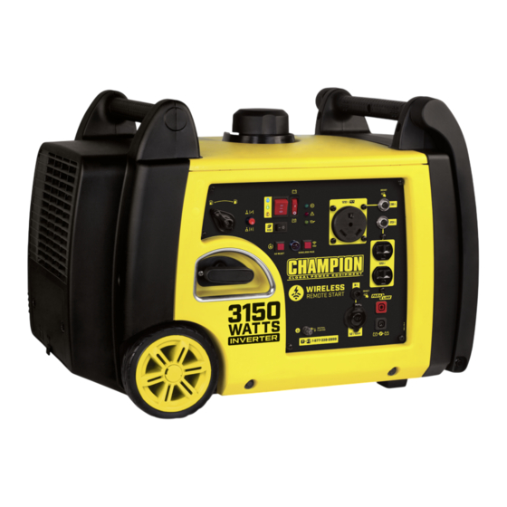 Champion 100477 Manual Del Operador