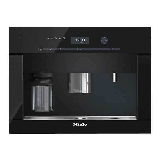 Miele CVA 6401 Manuales