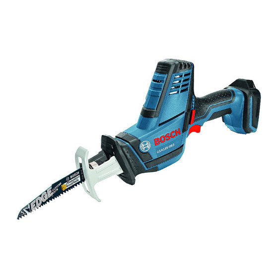 Bosch GSA18V-083 Manuales