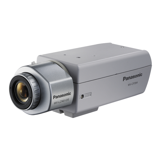 Panasonic WV-CP280 Instrucciones De Uso