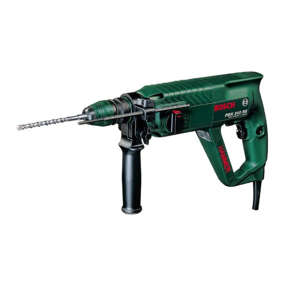 Bosch PBH 220 RE Manual De Instrucciones