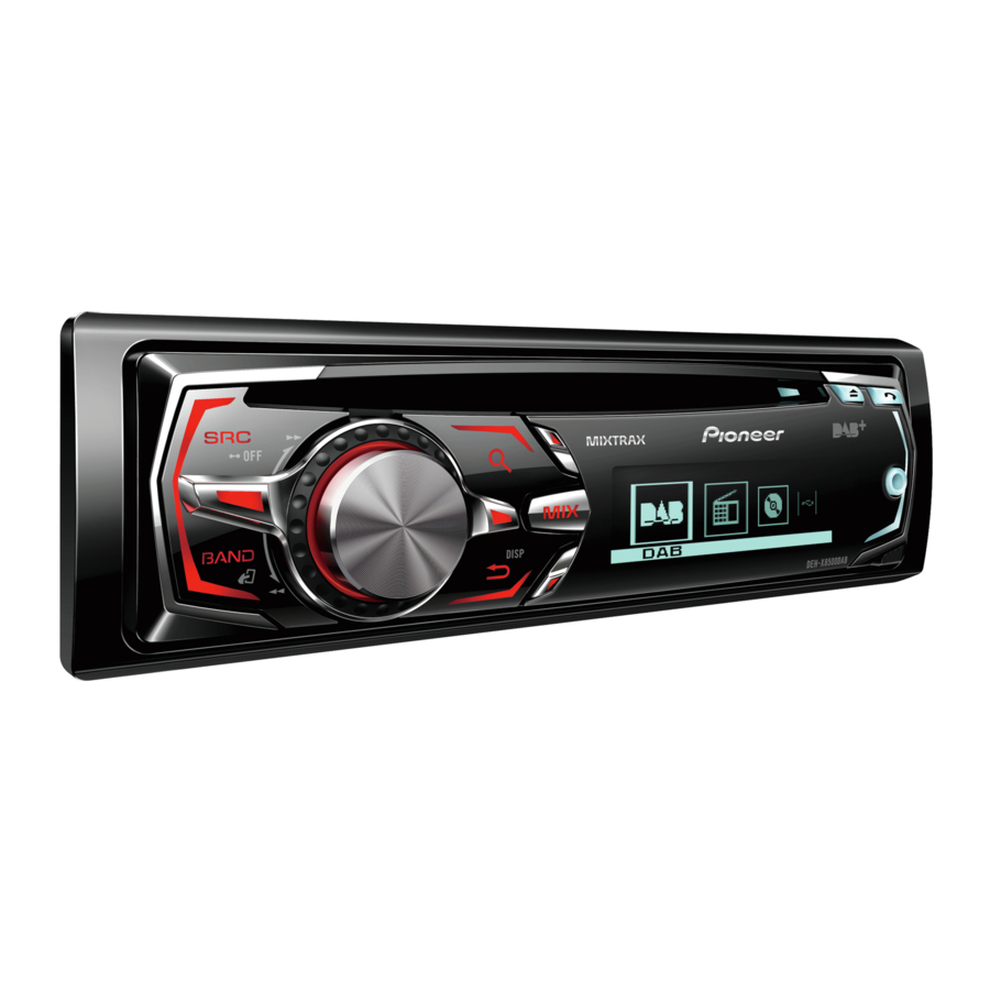 Pioneer DEH-X8500DAB Manual De Instalación