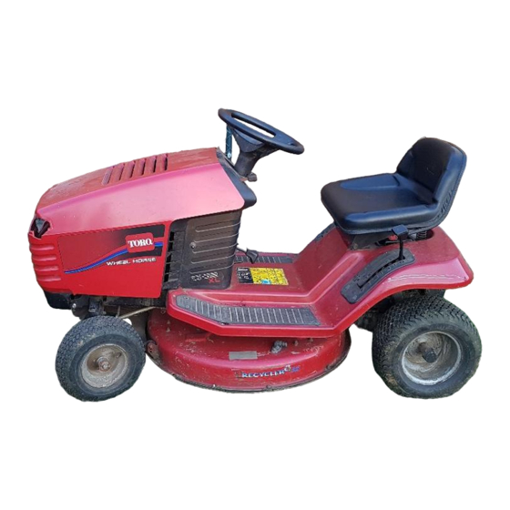 Toro Wheel Horse 13-32 XLE Manual Del Operador
