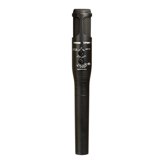 Shure VP88 Guia Del Usuario