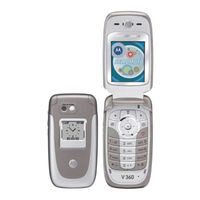 Motorola V360 Manual De Instrucciones