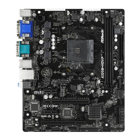 ASROCK A320M-HDVP Manuales