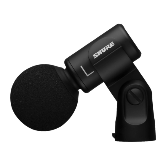 Shure MV88plus Video Manual De Instrucciones