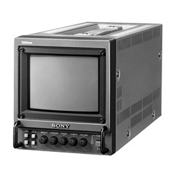 Sony PVM-5041Q Manuales