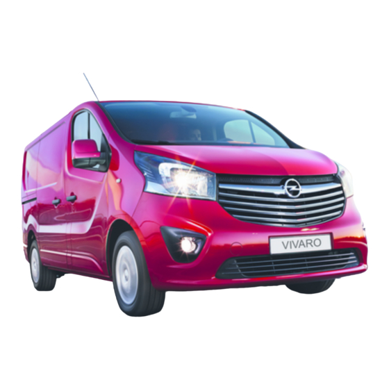 Opel VIVARO Manuales