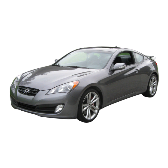 Hyundai Genesis Coupe 2011 Manual Del Propietário