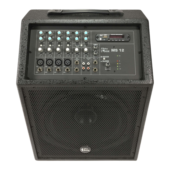 thomann the box MS 12 Manual De Instrucciones