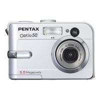 Pentax Optio 50 Guia De Inicio Rapido