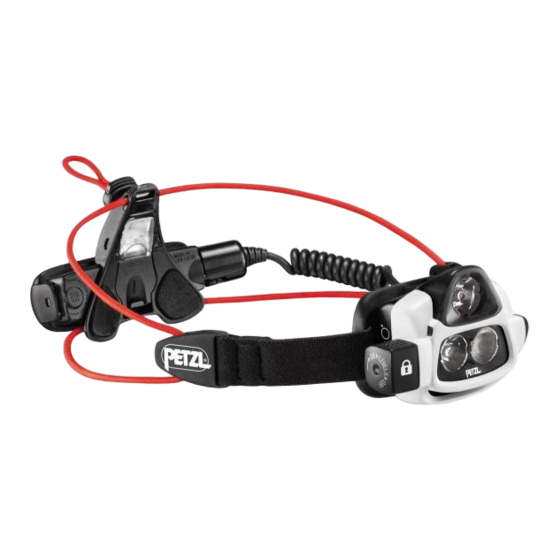 Petzl NAO Manual De Instrucciones